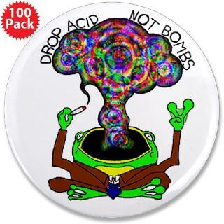 Acid Gifts  Acid Buttons  Drop Acid Not Bombs 3.5 Button (100