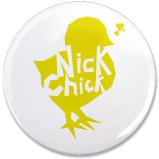 Bright Gifts  Bright Buttons  Nick Chick 3.5 Button