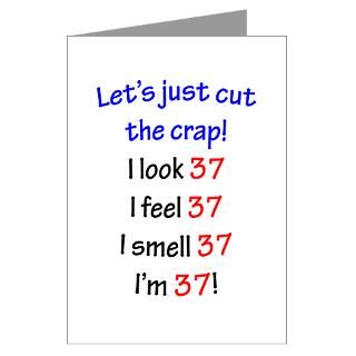 37 Gifts  37 Greeting Cards  Cut the crap 37 Greeting Card