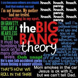 Big Bang Quotes Mens Dark Pajamas