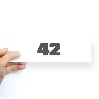 42   Answer to The Ultimate Q Bumper Bumper Sticker for $4.25