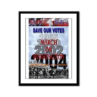 March On Washigton Jan 4 6 9x12 Framed Print