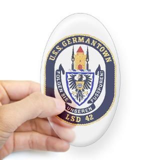 USS Germantown LSD 42 Oval Decal for $4.25