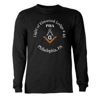 Light of Elmwood Lodge # 45 P Long Sleeve Dark T S