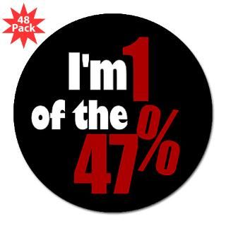 Im one of the 47% 3 Lapel Sticker (48 pk)