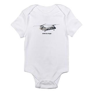 Baby Clothing  CH 46 Sea Knight Infant Bodysuit