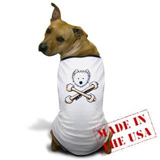 Gifts  Pet Apparel  Westie n Crossbones Dog T Shirt