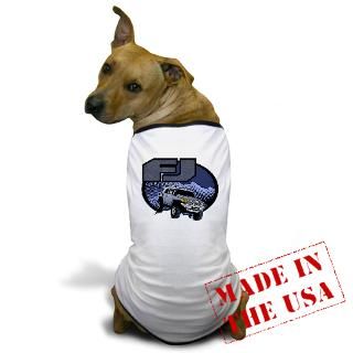 4Wd Gifts  4Wd Pet Apparel  FJ   Silver Dog T Shirt