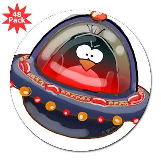 Evil Space Penguin 3 Lapel Sticker (48 pk)