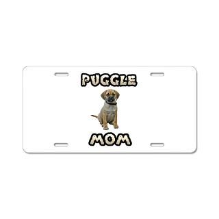 puggle mom aluminum license plate $ 19 49