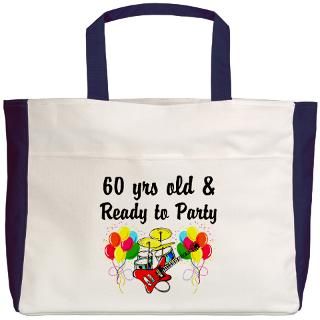 60 Gifts  60 Bags  60 & FABULOUS Beach Tote