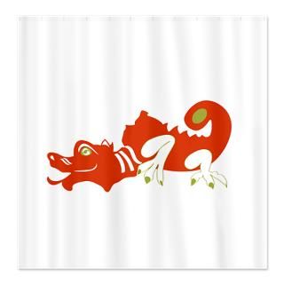 Asian Shower Curtains  Custom Themed Asian Bath Curtains