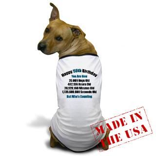 55 Years Old Dog T Shirt for $19.50