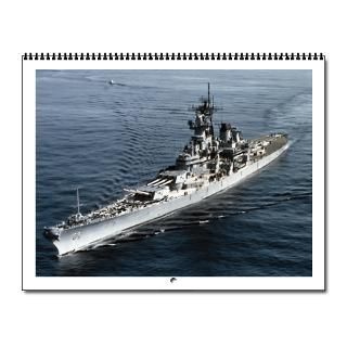 uss missouri bb 63 ships image wall calendar