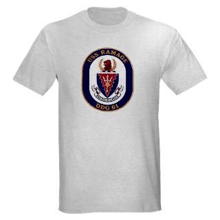 Aegis T shirts  USS Ramage DDG 61 Light T Shirt