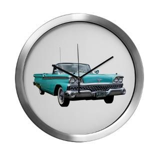 59 Ford Fairlane Modern Wall Clock for $42.50