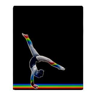 Gymnast on a Rainbow Beam Stadium Blanket for $59.50