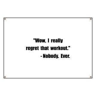 Workout Quote Banner for $59.00