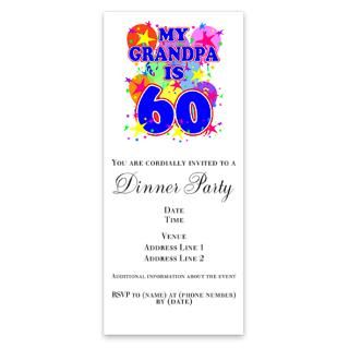 GRANDPA 60 Invitations for $1.50