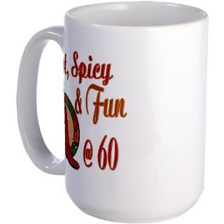 60 Gifts  60 Drinkware  Hot N Spicy 60th Mug