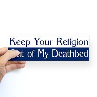 keep your religion out bumper sticker $ 4 65