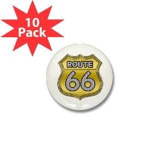 Gifts  Bling Buttons  Route 66   Bling Mini Button (10 pack