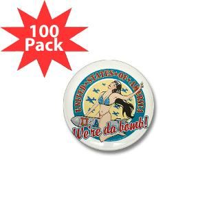 patriotic pinup girl mini button 100 pack $ 71 99