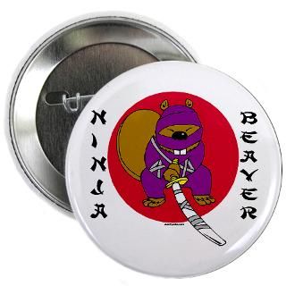 ninja beaver button 2 25 button $ 3 73