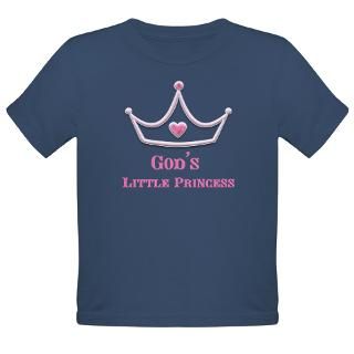 Gods little princess Organic Toddler T Shirt (dar