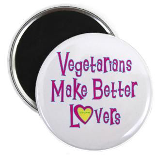 vegetarians make better lovers magnet $ 3 74
