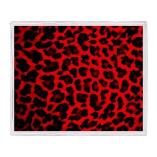 Red & Black Leopard Print Stadium Blanket for $74.50