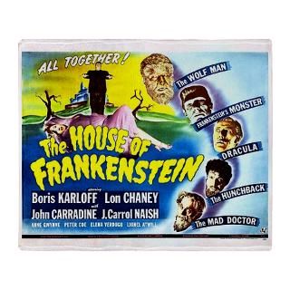 Frankenstein Horror Movie posters Stadium Blanket for $74.50