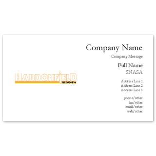 Haddonfield Illinois 78 Business Cards for $0.19