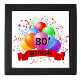 80Th Birthday Keepsake Boxes  80Th Birthday Memory Box