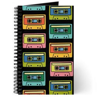 80S Gifts  80S Journals  Elizabeth Silver Mixtape Notebook