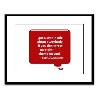 Armstrong   Treat Me Right Large Framed Print