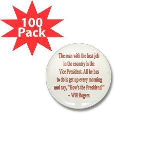 will rogers president quote mini button 100 pack $ 82 99