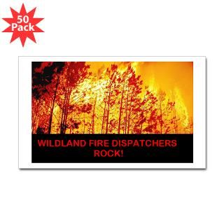 wildland fire dispatchers rock sticker rectangle $ 82 99