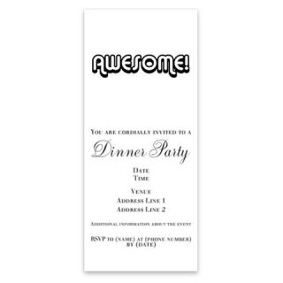 Black Awesome 80s Text Invitations by Admin_CP6129093  512540593