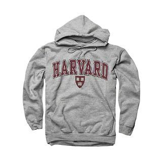 Harvard Crimson Youth Grey Perennial II Hooded Sweatshirt