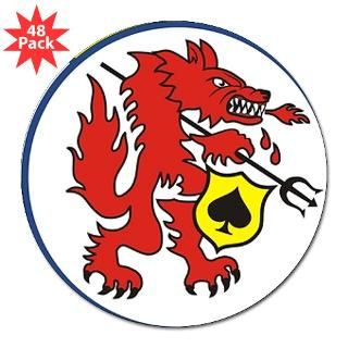 HSC 84 Red Wolves 3 Lapel Sticker (48 pk) for