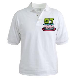 87 Year Old Birthday Cake T Shirt for $22.50