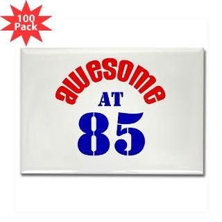 85th Birthday Rectangle Magnet (100 pack)