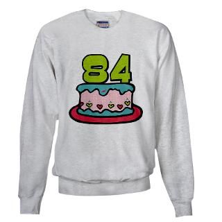 84 Year Old Birthday Cake Hooded Sweatshirt