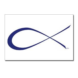 Ichthys (Jesus Fish) Postcards (Package of 8) for $9.50