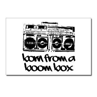 Born From A Boom Box Postcards (Package of 8) for $9.50