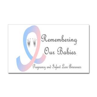 Remembering Our Babies Rectangle Sticker 50 pk)