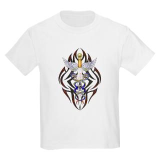 emt caduceus kids light t shirt $ 37 98