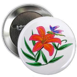 Tiger Lily and Dragonfly  Tattoo Design T shirts and More