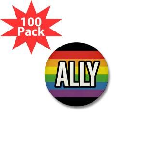 ALLY 1 inch Rainbow Button (100 pack) for $125.00